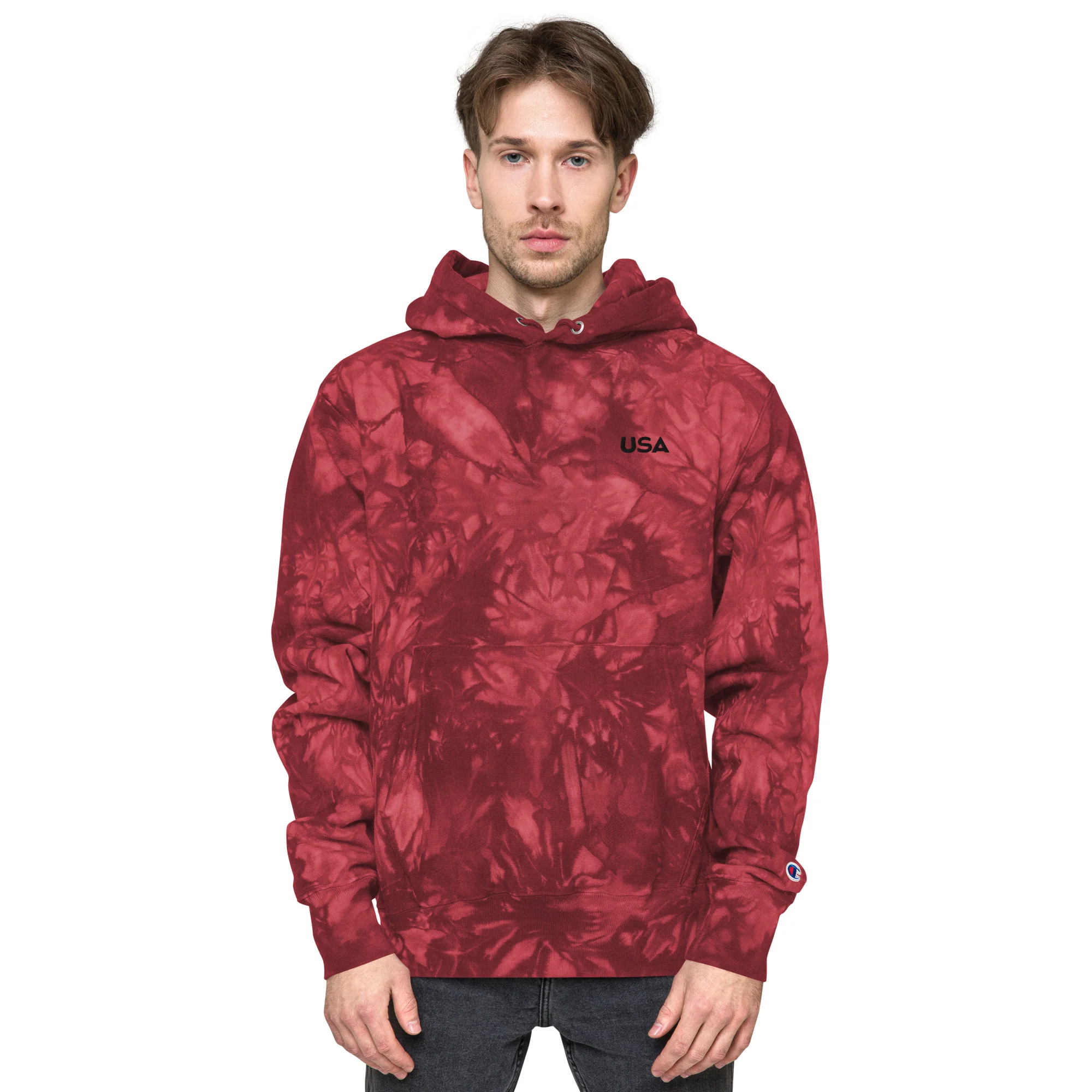 Alpscommerce Unisex Champion tie-dye hoodie - Image 15