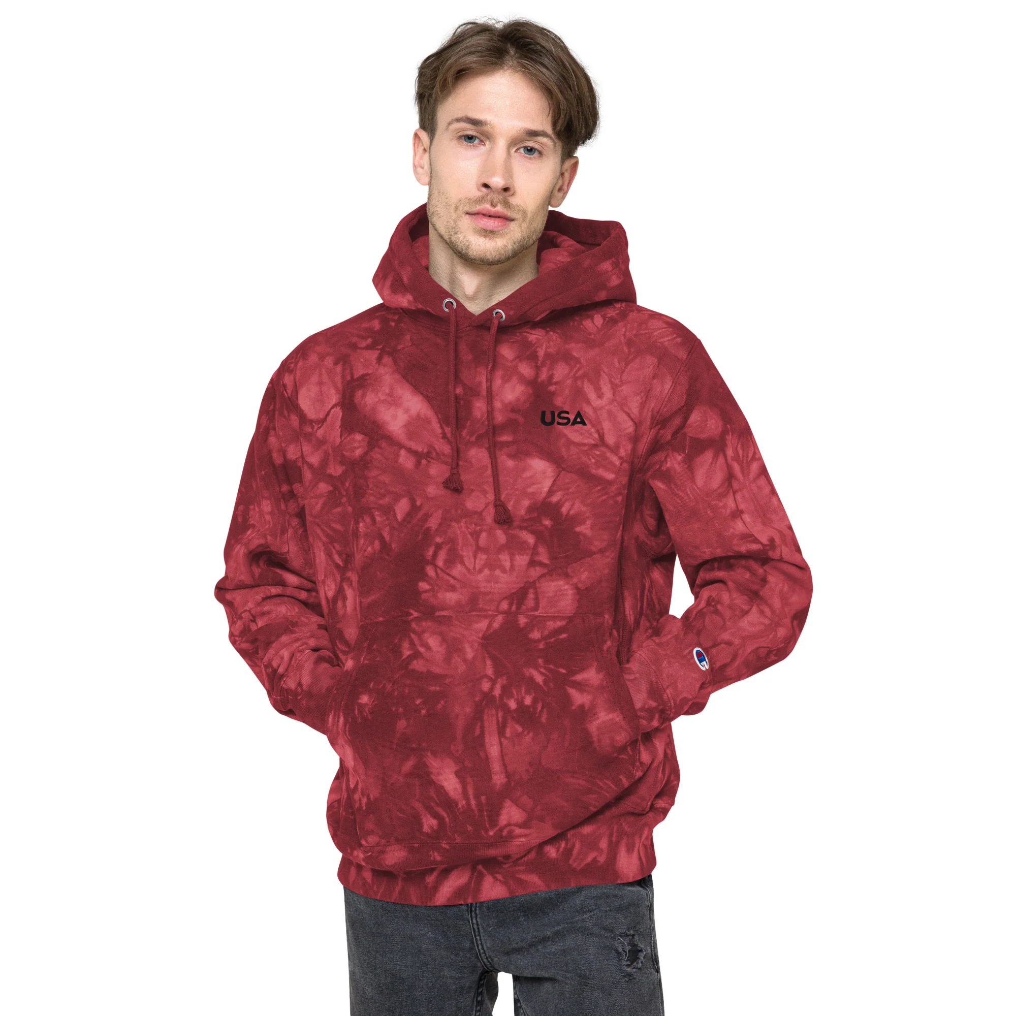 Alpscommerce Unisex Champion tie-dye hoodie - Image 16