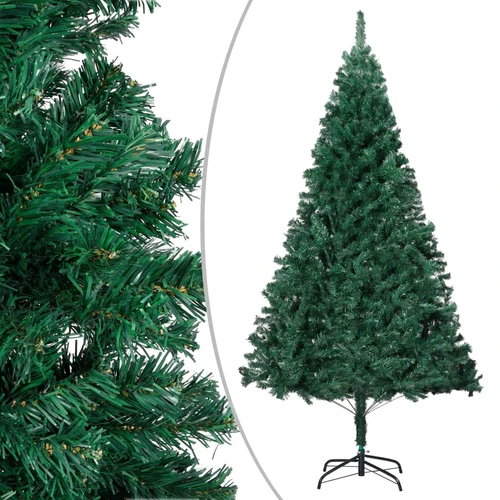 Artificial Christmas Tree with Thick Branches Green 59.1" PVC - Image 13