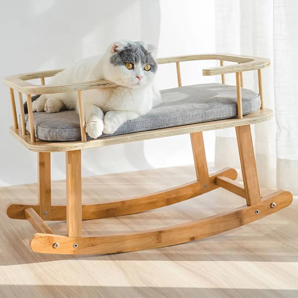 INSTACHEW Rockaby Pet Bed, Comfy and Portable Kitten Couch with Soft - Image 5