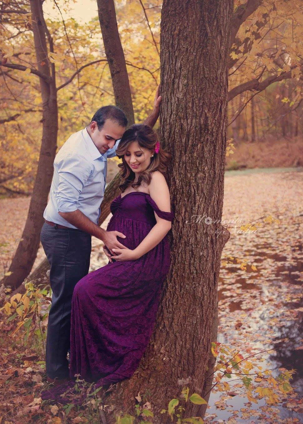Lace pregnant women trailing short sleeves - Image 11