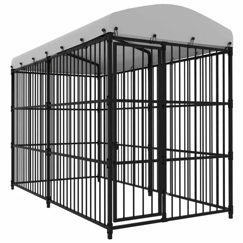 Outdoor Dog Kennel 59.1"x39.4"x59.1" - Image 15