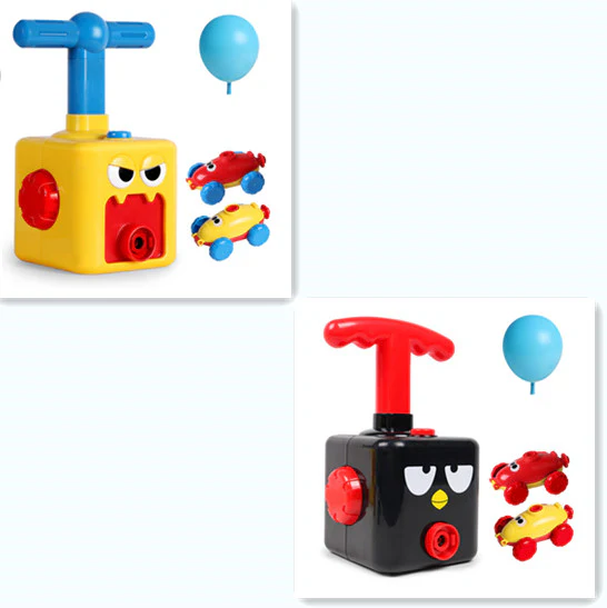 Power Balloon Launch Tower Toy Puzzle Fun Education Inertia Air Power Balloon Car Science Experimen Toy for Children Gift - Image 17