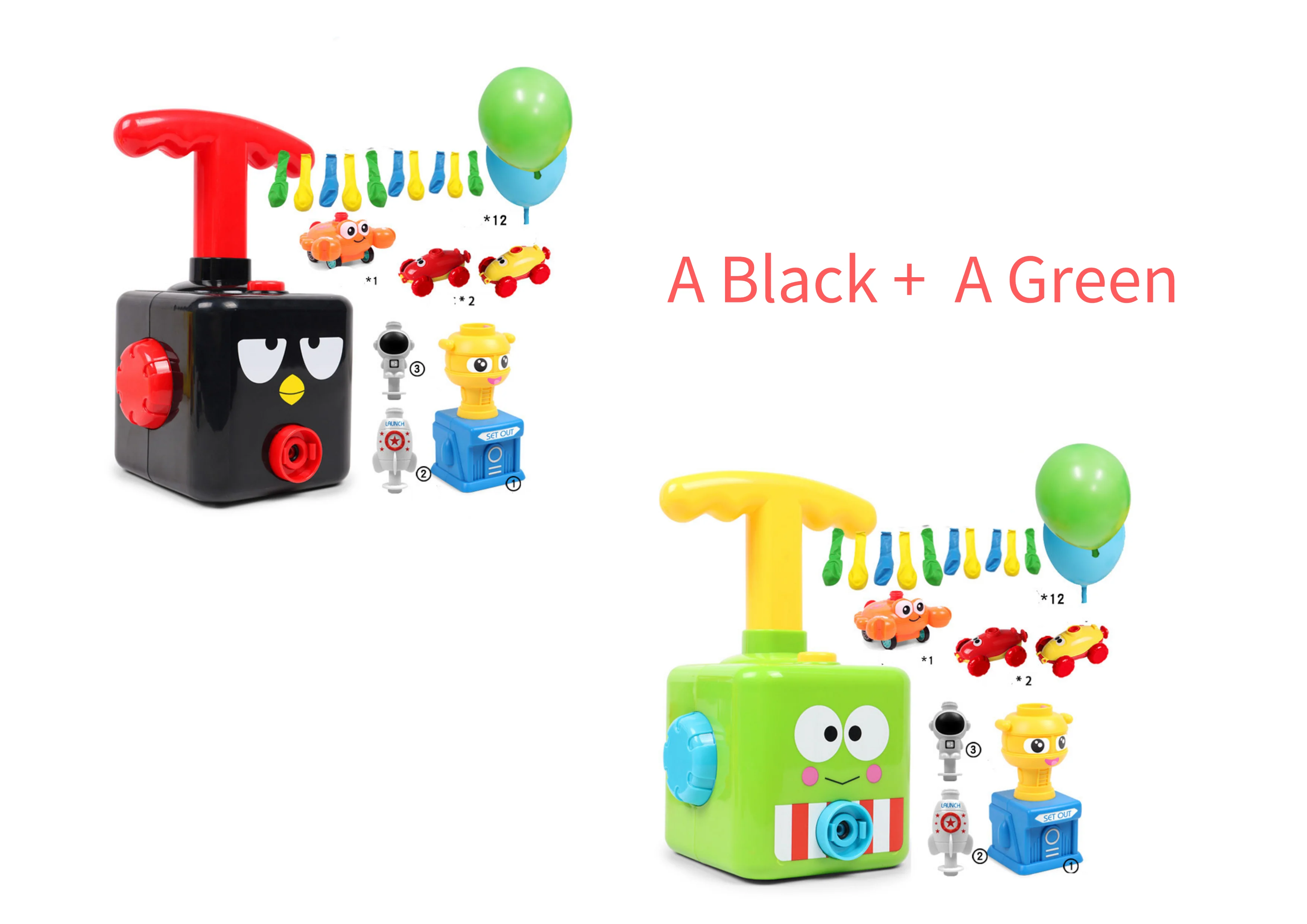 Power Balloon Launch Tower Toy Puzzle Fun Education Inertia Air Power Balloon Car Science Experimen Toy for Children Gift - Image 22