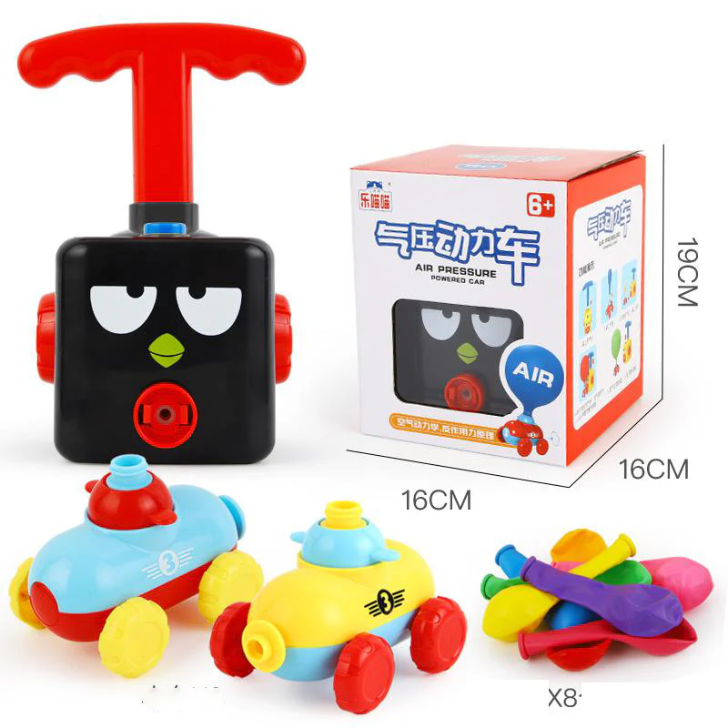 Power Balloon Launch Tower Toy Puzzle Fun Education Inertia Air Power Balloon Car Science Experimen Toy for Children Gift - Image 37