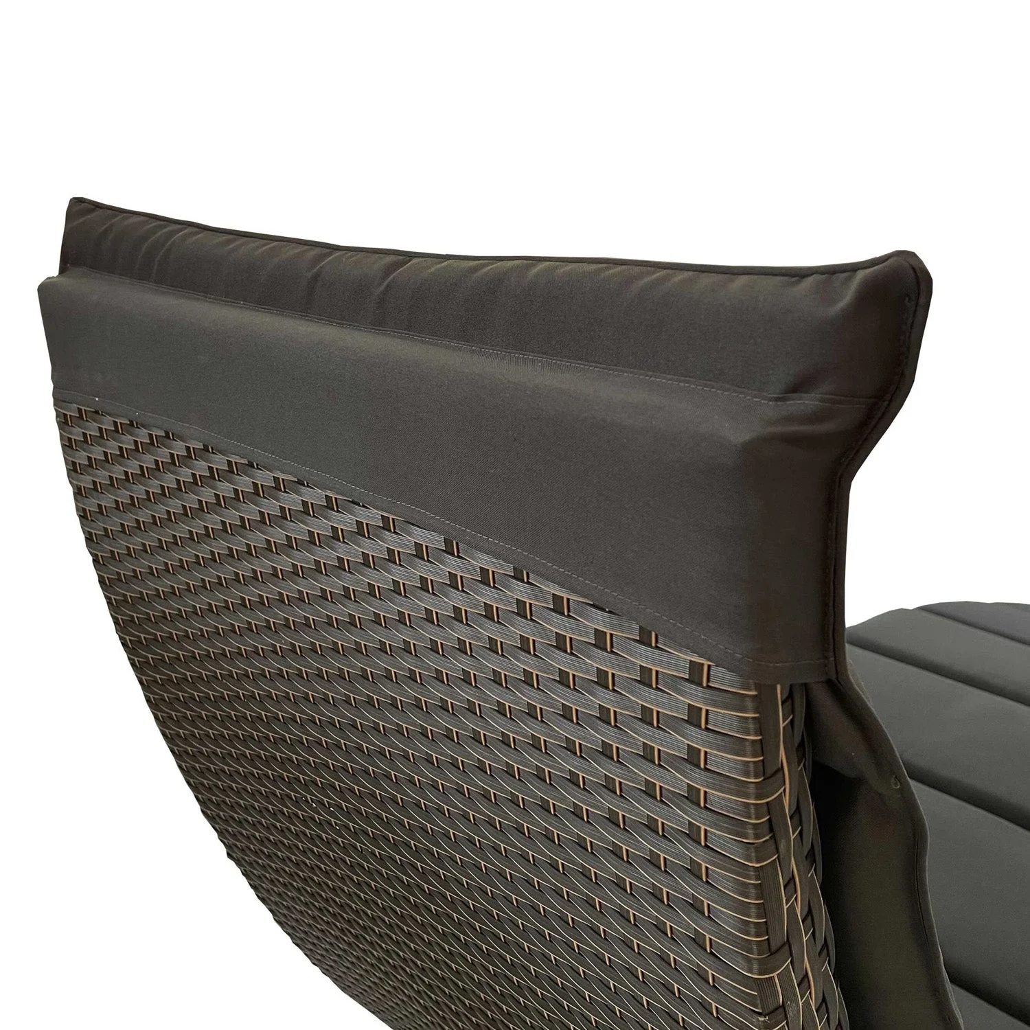 Vifah Modern Alameda Indoor / Outdoor / Patio Stretch Wicker Chaise - Image 3